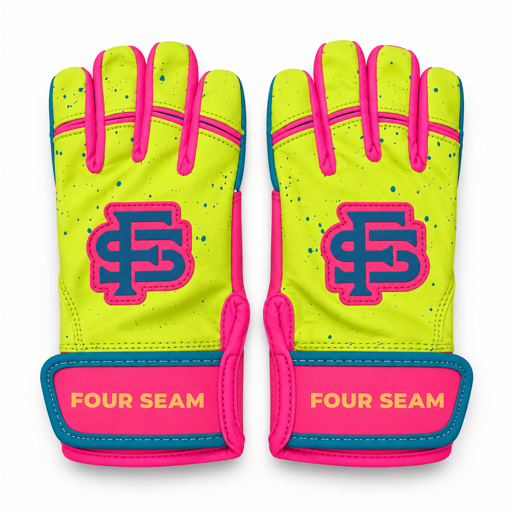 Neon Batting Gloves