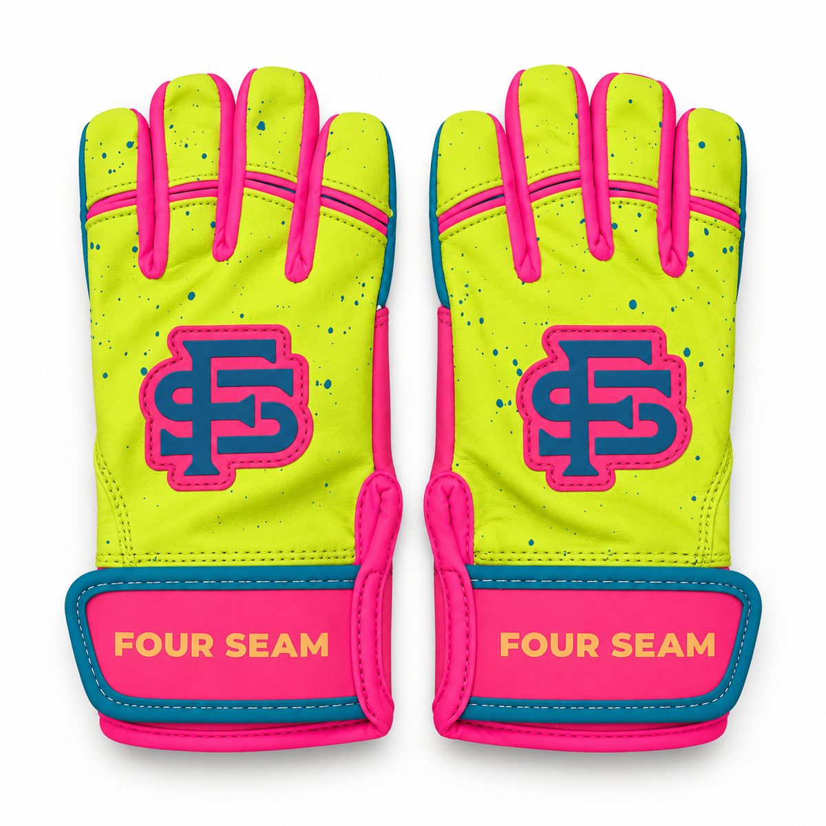 Neon Batting Gloves