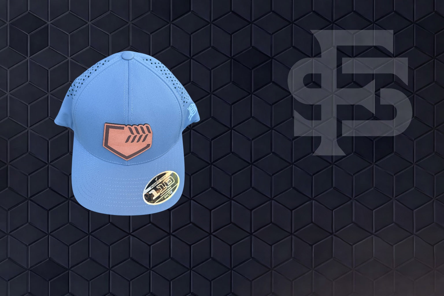 Grey Home Plate Patch Hat